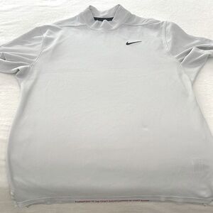 Tiger Woods Light gray Mesh Breath Golf shirt